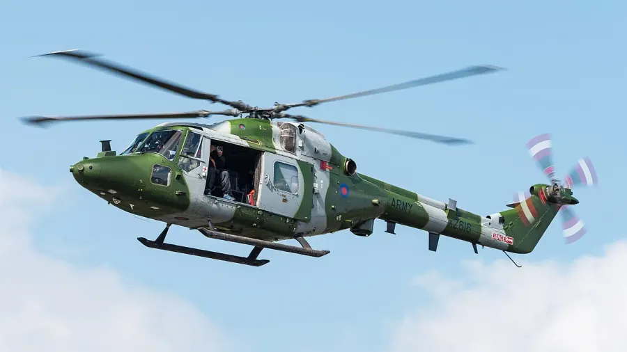 La carte Westland Lynx