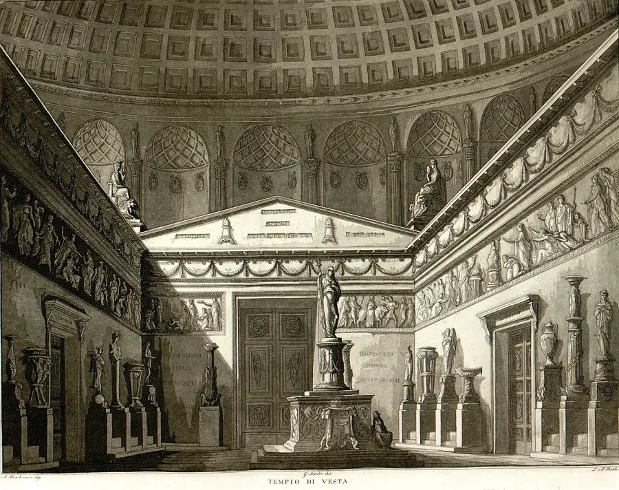 La carte La Vestale