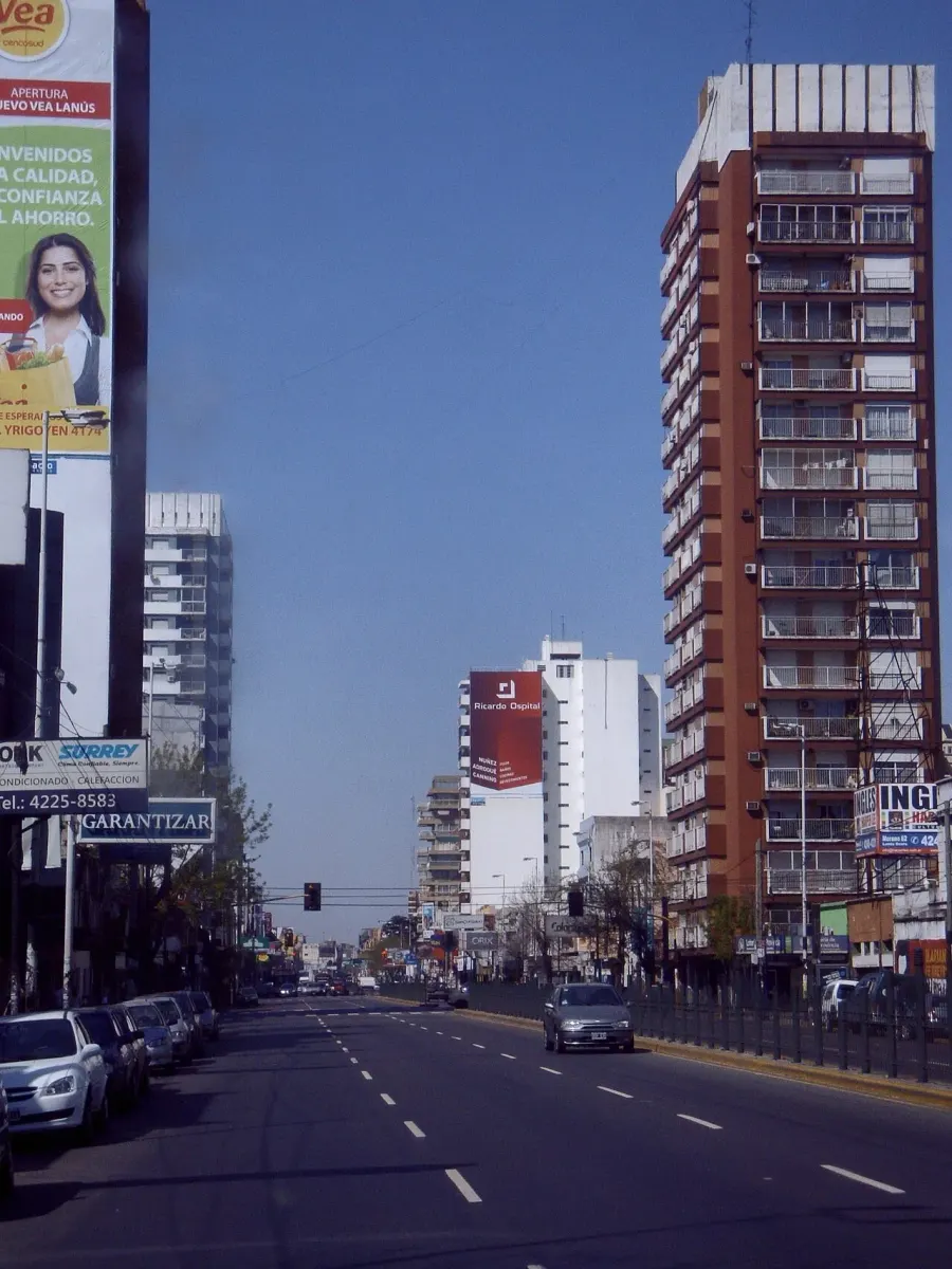 La carte Lanús