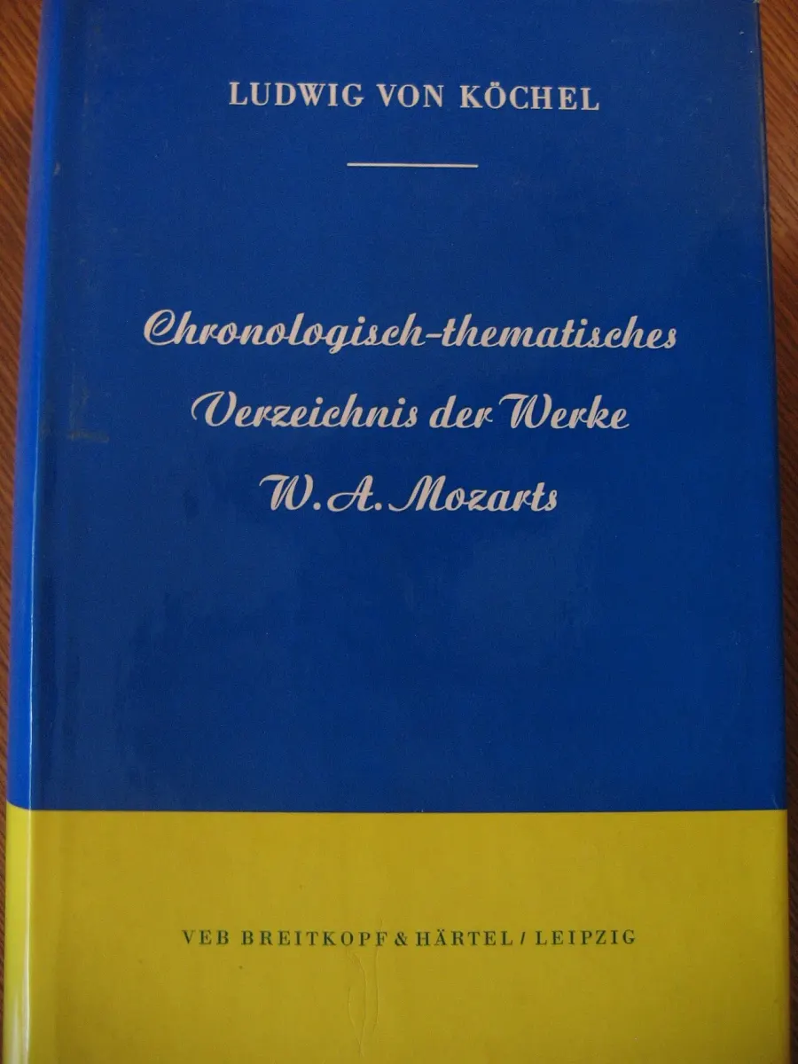 The Köchel catalogue card
