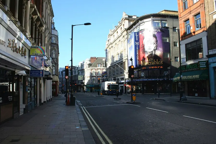 The Shaftesbury Avenue card