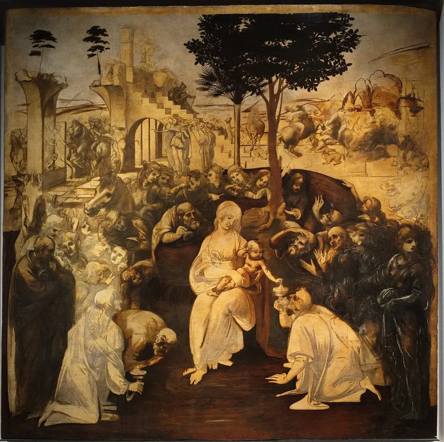 The Adoration of the Magi card
