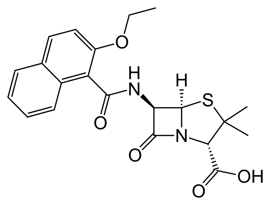 La carte Nafcilline