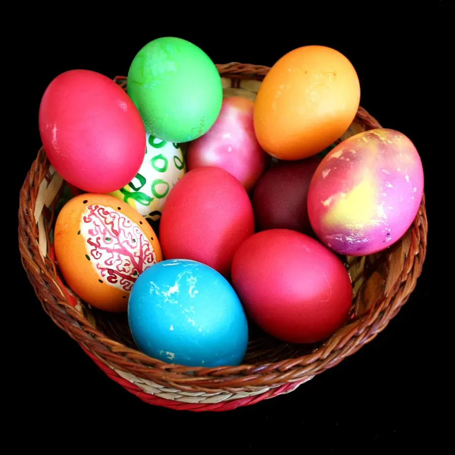 The Easter egg card