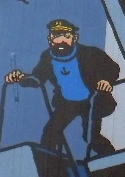 The Captain Haddock card