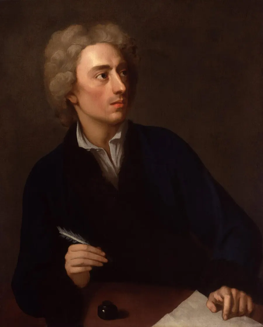 La carte Alexander Pope
