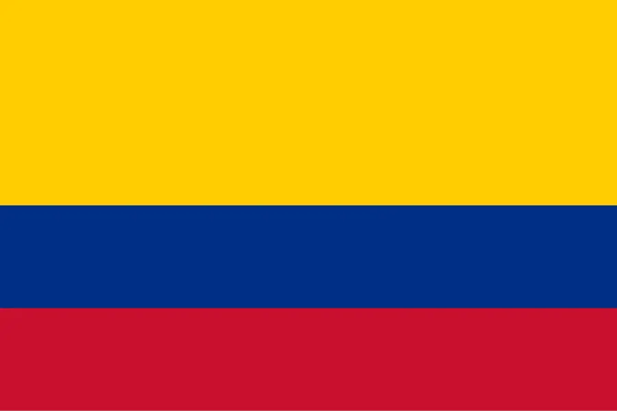 La carte Équipe de Colombie des moins de 20 ans de football