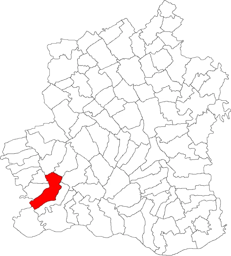 La carte Segarcea-Vale