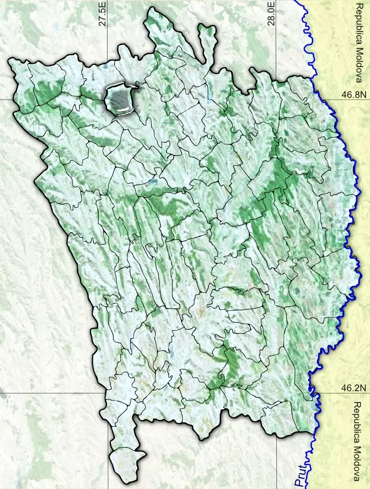 The Vulturești, Vaslui card