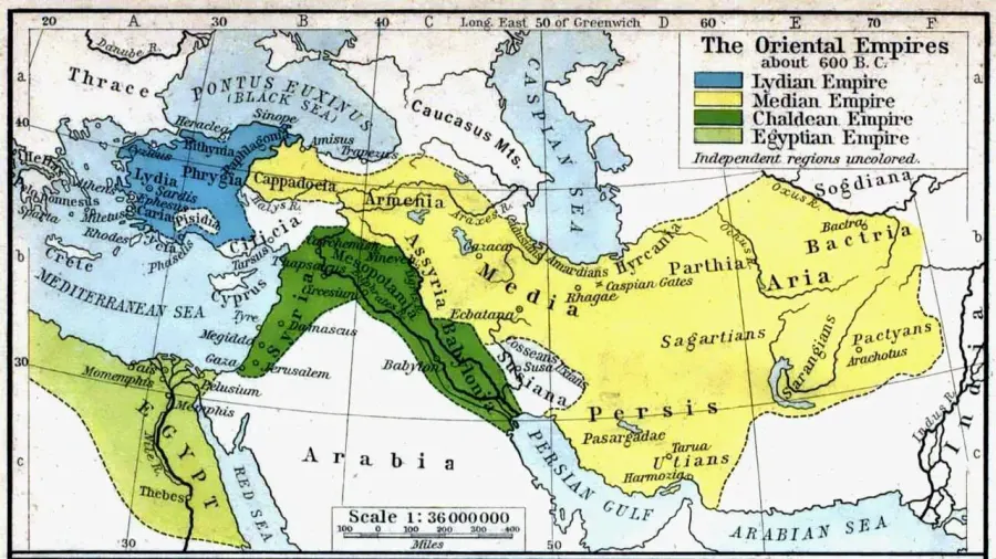 La carte Parthie