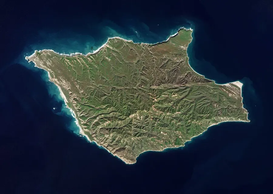La carte Île Santa Rosa