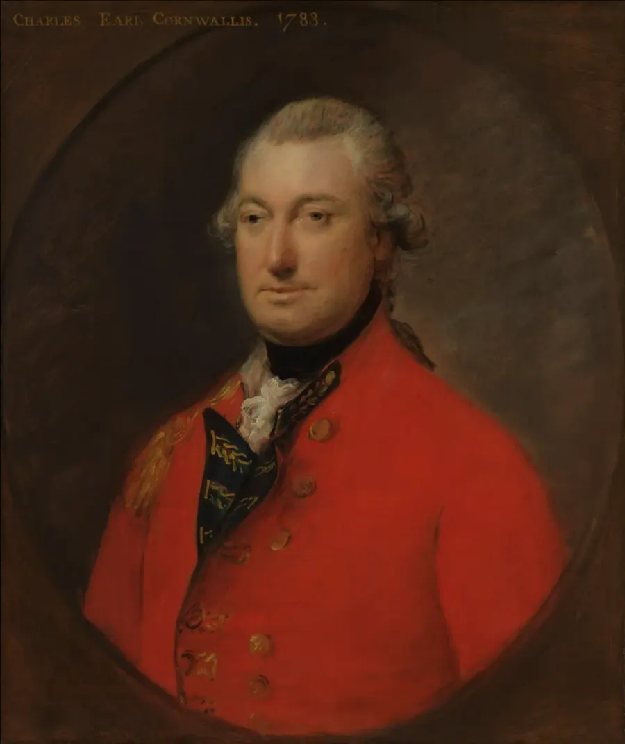La carte Charles Cornwallis