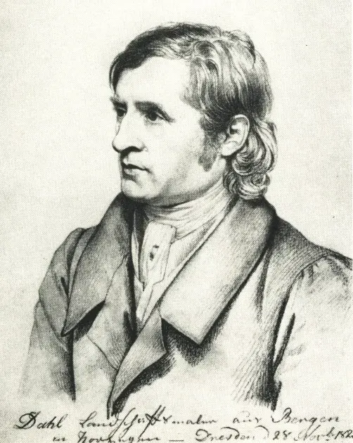 La carte Johan Christian Dahl