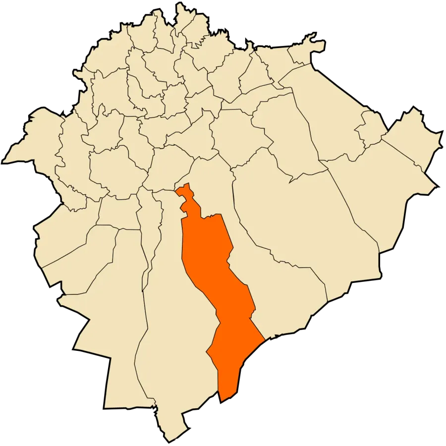 La carte Aïn Deheb