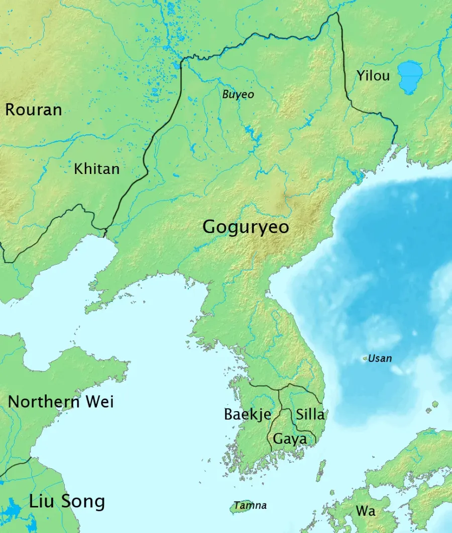 The Three Kingdoms of Korea card