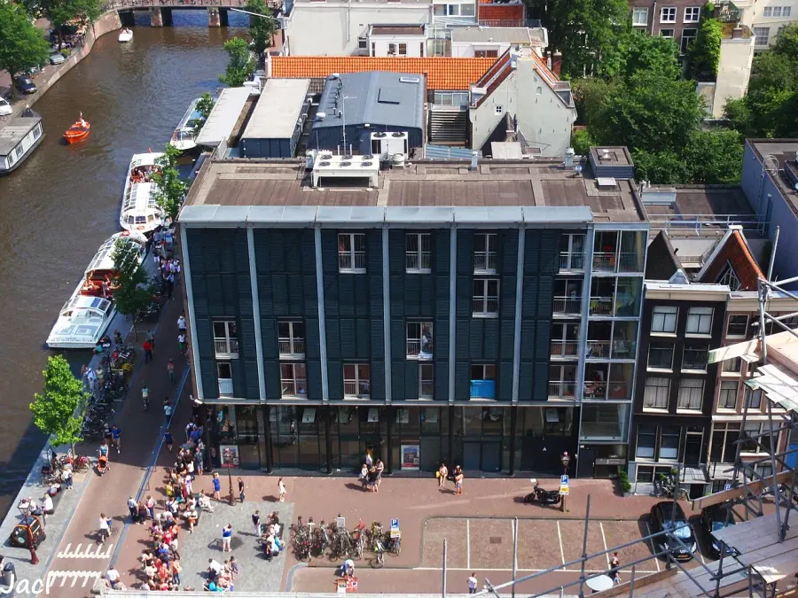 La carte Maison Anne Frank