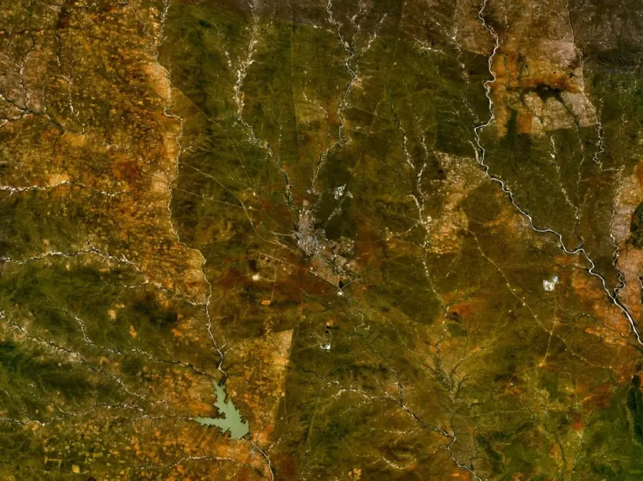 La carte Francistown