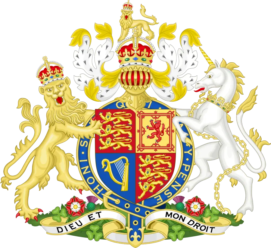 La carte Armoiries royales du Royaume-Uni