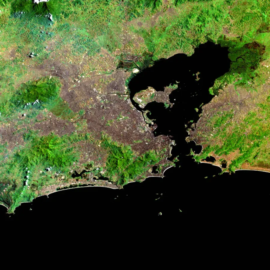 La carte Ilha do Governador