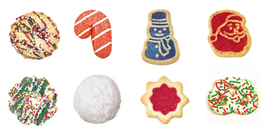 La carte Biscuit de Noël