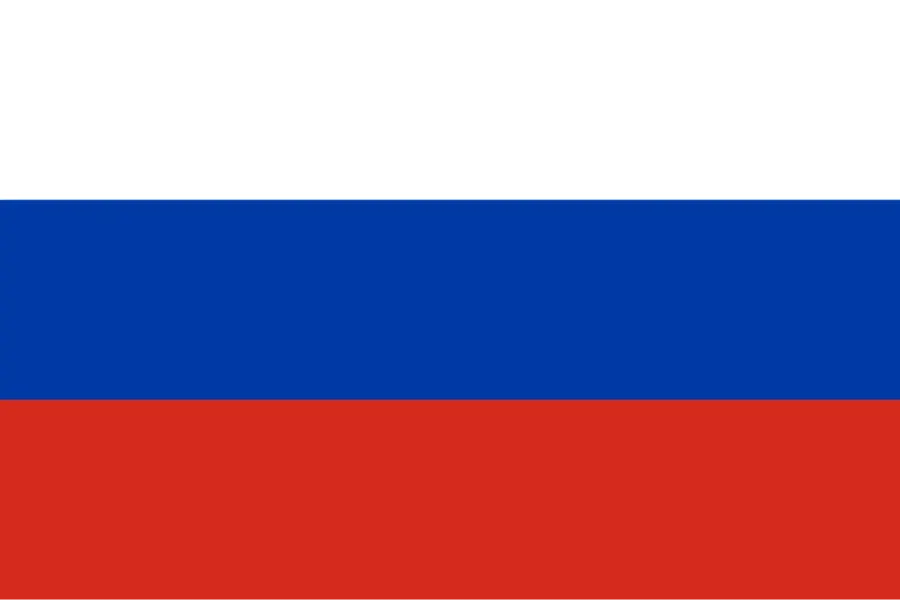 The Flag of Russia card