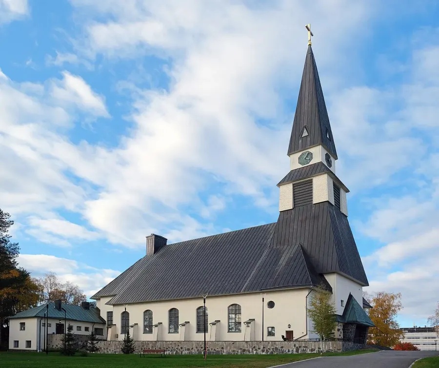 La carte Église de Rovaniemi