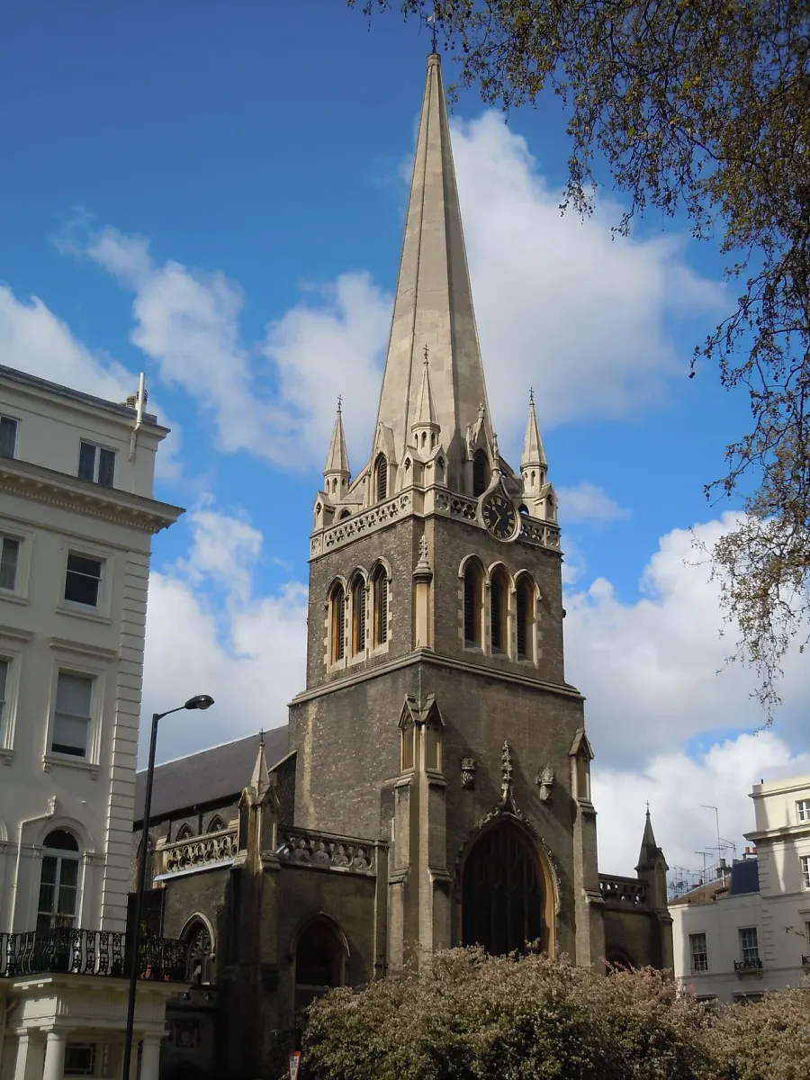 La carte Église Saint-Jacques de Paddington