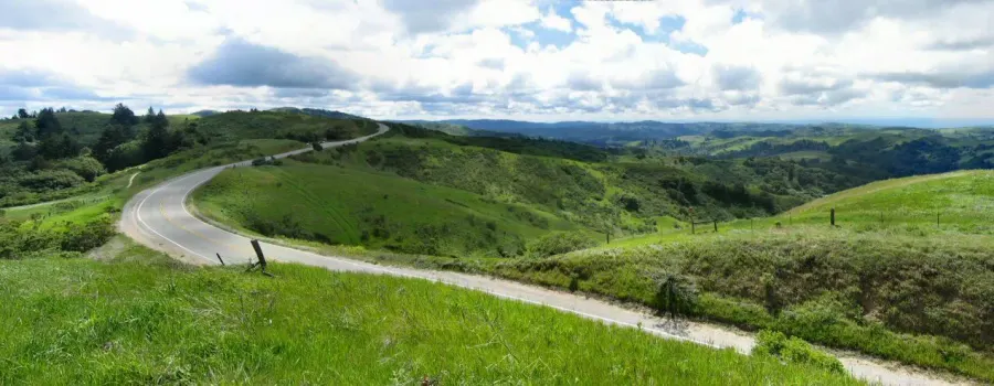 La carte Monts Santa Cruz
