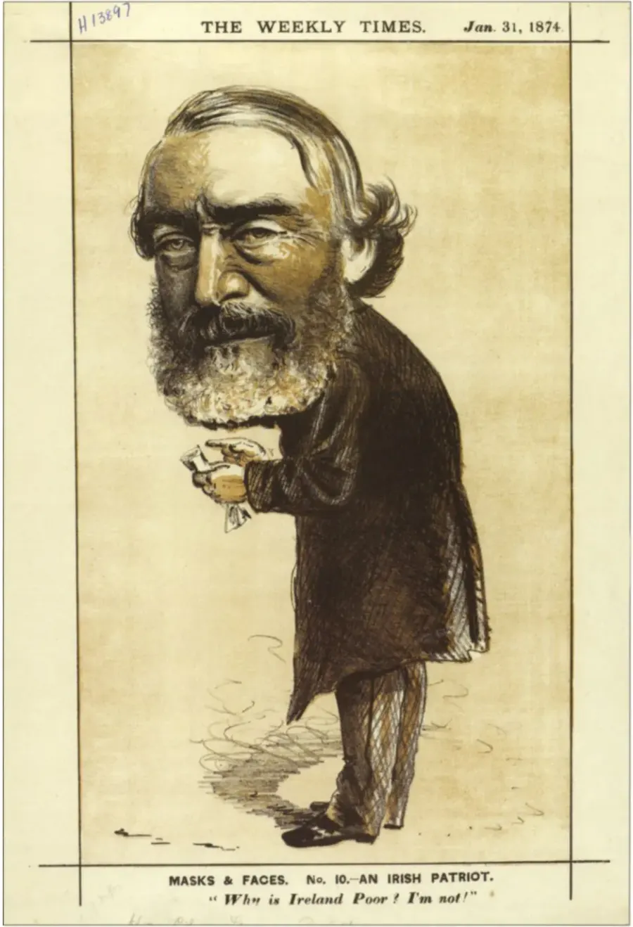 La carte Charles Gavan Duffy