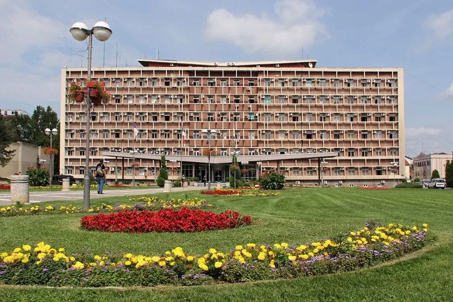 La carte Kragujevac