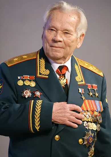La carte Mikhaïl Kalachnikov