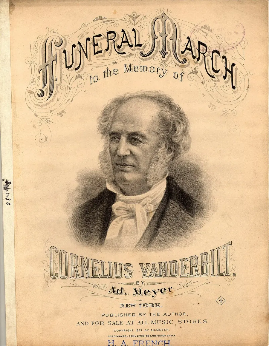 La carte Marche funèbre