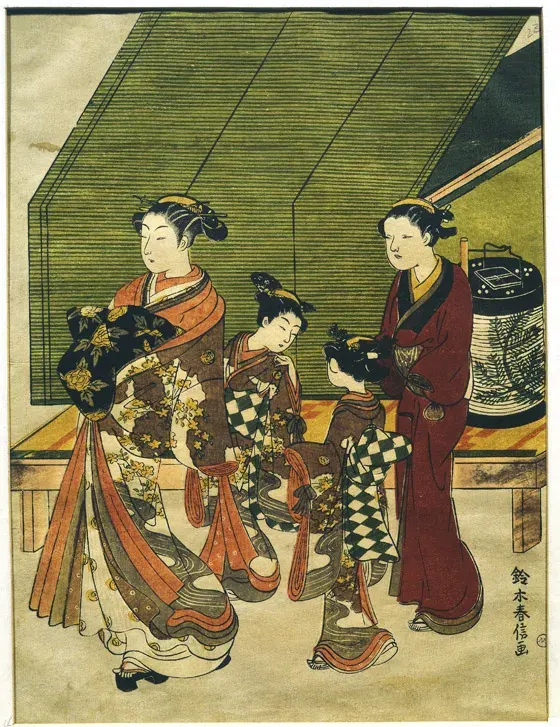 The Nishiki-e card