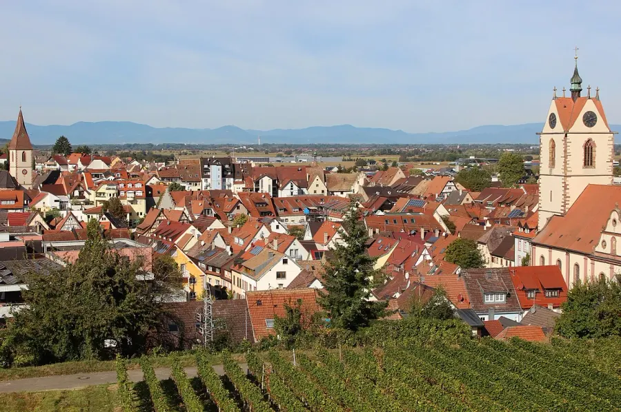 La carte Endingen am Kaiserstuhl