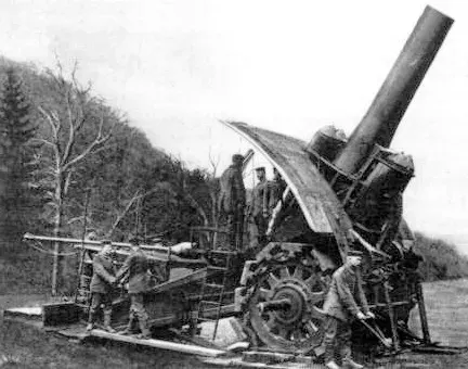 La carte Grosse Bertha
