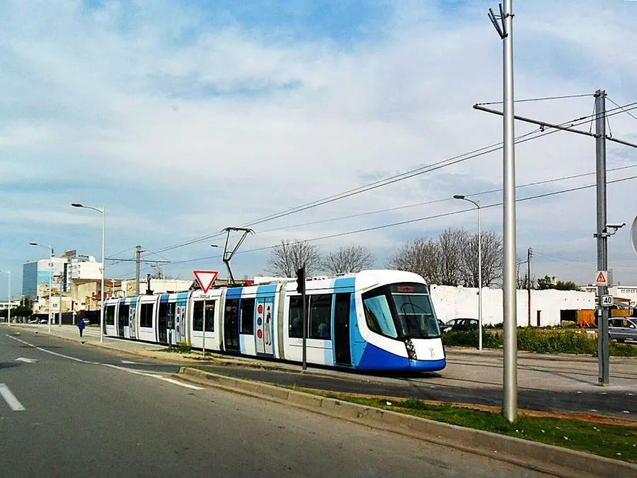 The Algiers tramway card