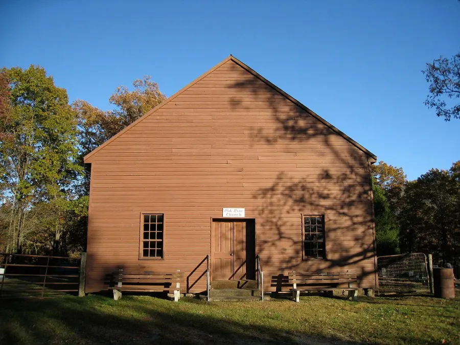 La carte Old Pine Church