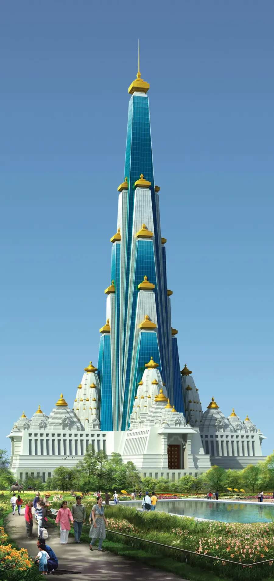 La carte Vrindavan Chandrodaya Mandir