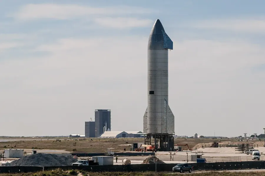 La carte SpaceX Starbase