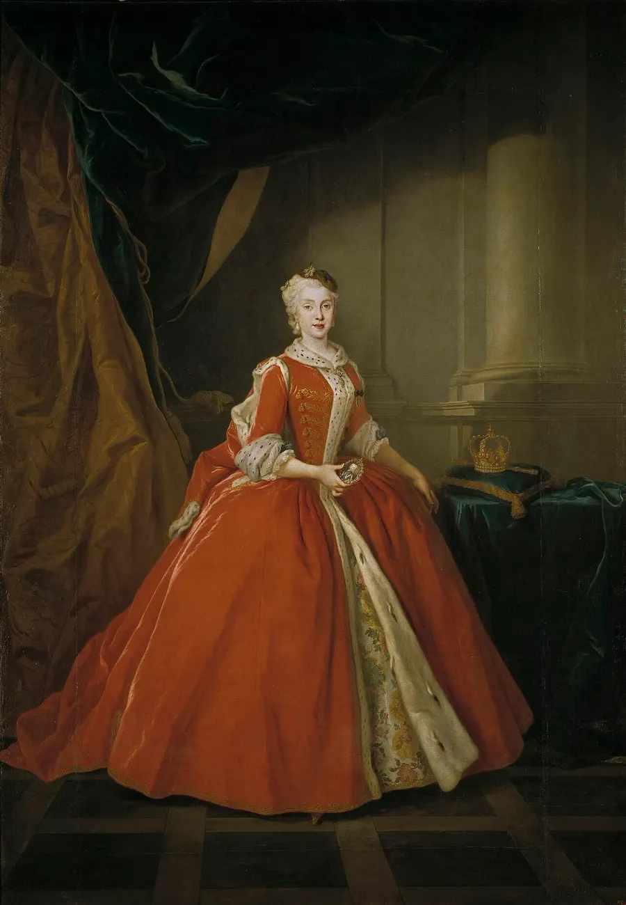 The Maria Amalia of Saxony card