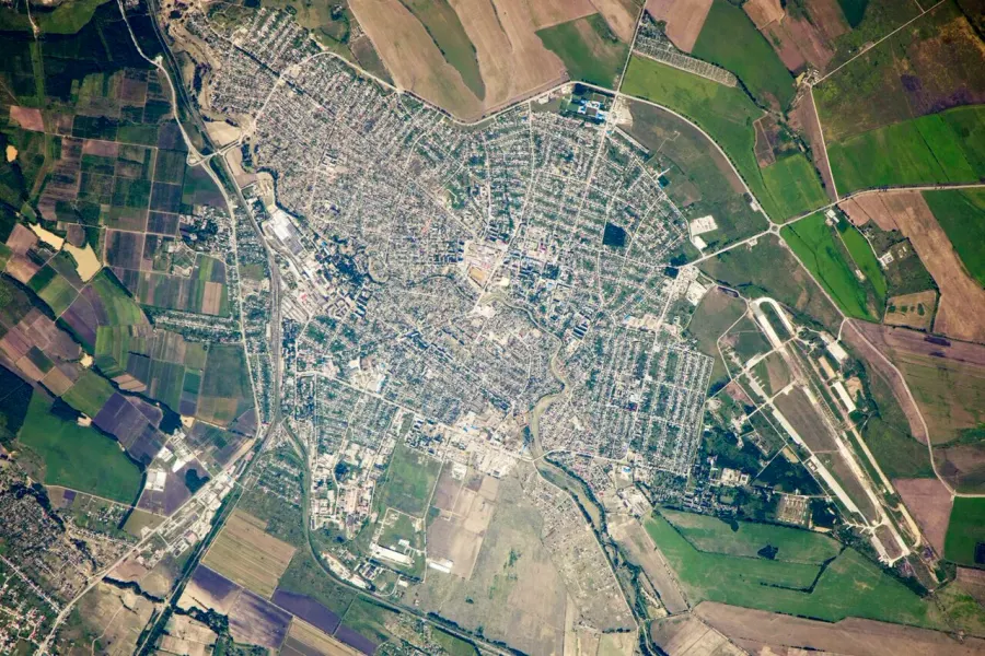 La carte Krymsk