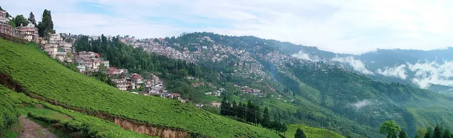 La carte Darjeeling