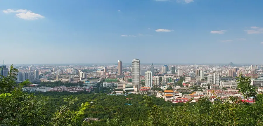 La carte Jinan