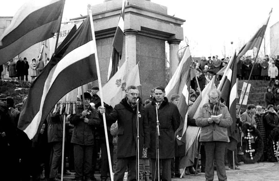 The Latvian National Independence Movement card