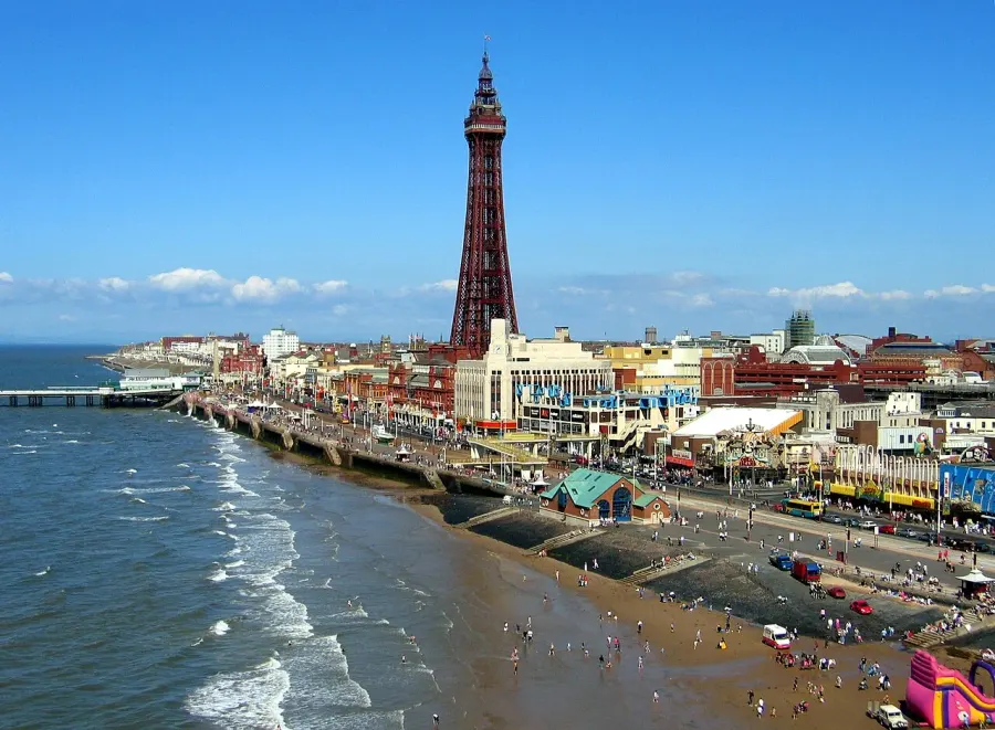 La carte Blackpool