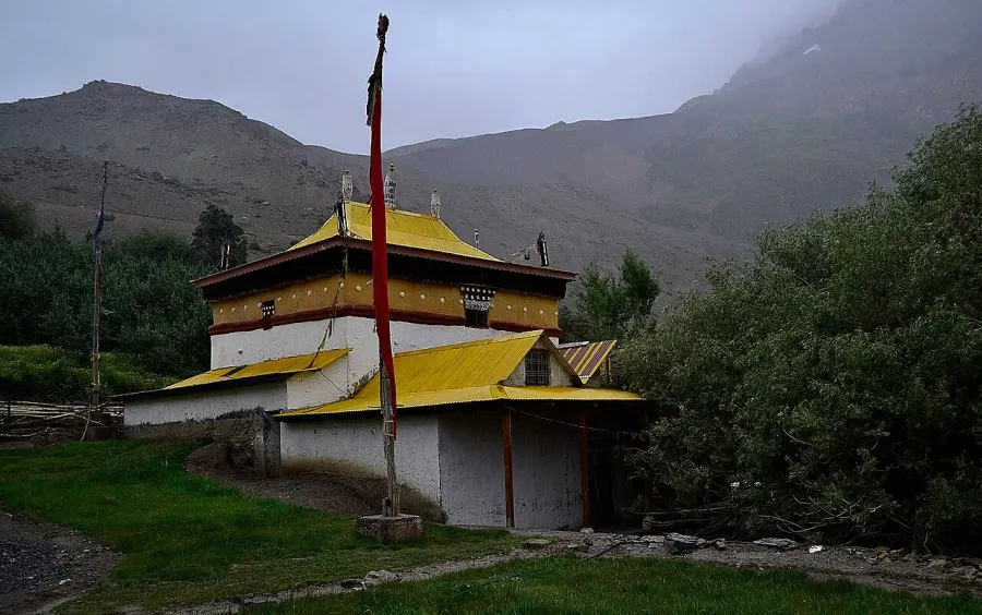 La carte Monastère de Lhalung