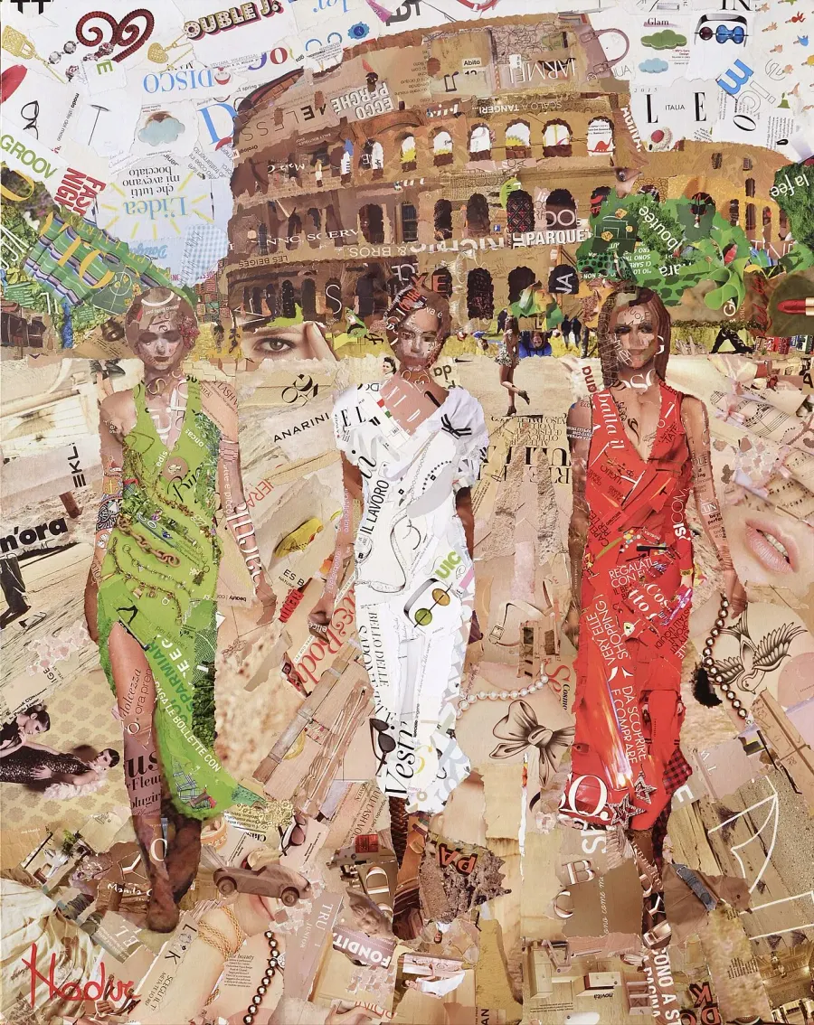 La carte Collage