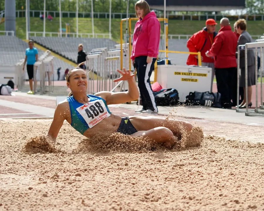 The Long jump card