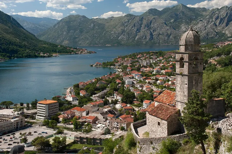 La carte Kotor