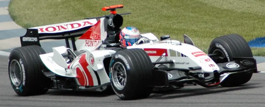 The British American Racing card